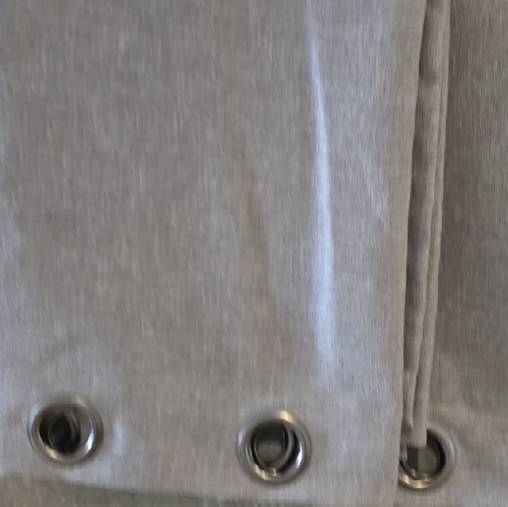 Gray Linen Curtain Panel - Picture 1 of 4